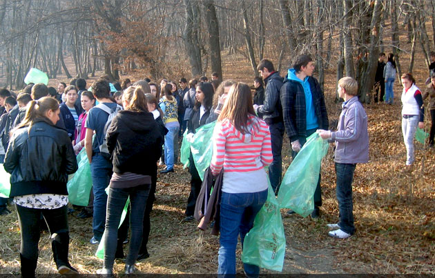110 voluntari pentru un Cluj mai curat