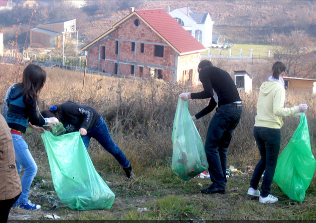 110 voluntari pentru un Cluj mai curat