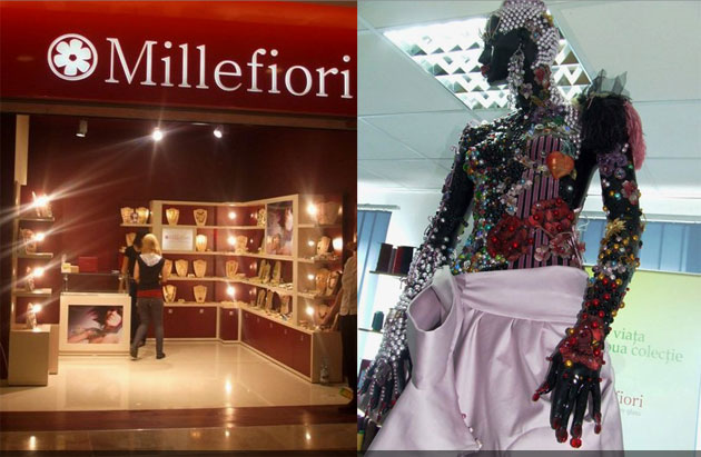Millefiori aduce în Iulius Mall Cluj culorile şi strălucirile sticlei veneţiene