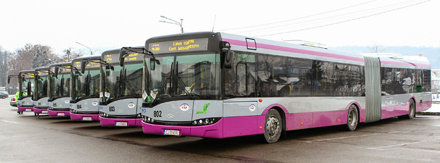 Primele autobuze noi au intrat în circulaţie